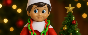 67 Hype Chain For Elf on the Shelf Christmas Decor Six Seven New Bling Swag So So Doot Doot Skrilla Kid Get Sendy Gen Alpha Meme Brain Rot